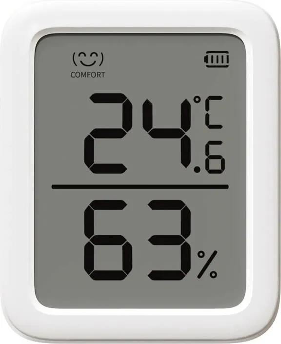 Termometër dhe higrometër smart SwitchBot Thermometer Hygrometer Plus, ekran 3", sensor i saktë, i bardhë - 6