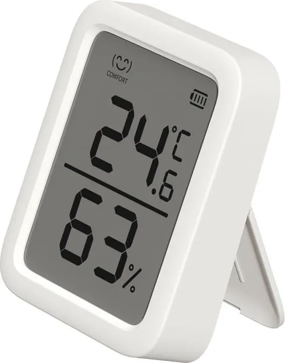 Termometër dhe higrometër smart SwitchBot Thermometer Hygrometer Plus, ekran 3", sensor i saktë, i bardhë - 7