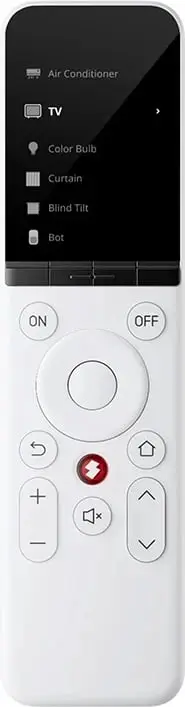 Telekomandë universale SwitchBot W4600000, ekran LCD 2.4", e bardhë