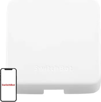 Set sensorësh temperaturë dhe lagështie SwitchBot Indoor Outdoor, 3 copë, IP65, me Hub Mini, të bardhë