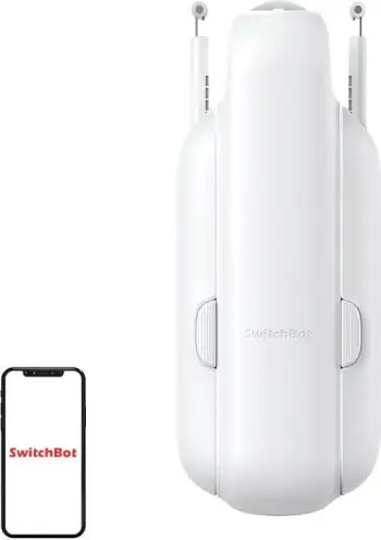 Motor perdeje smart, SwitchBot Curtain U Rail 3, Bluetooth, kapacitet ngritës deri 16 kg, bateri e rikarikueshme, U-rail, i bardhë