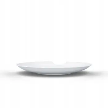 Pjata të thella TASSEN Deep Plates with Bite Mark, set 2 copë, porcelan, të bardha