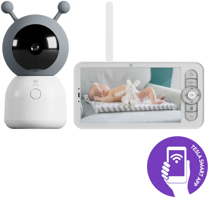 Kamerë për bebe Tesla Smart dhe Display BD300 - 1