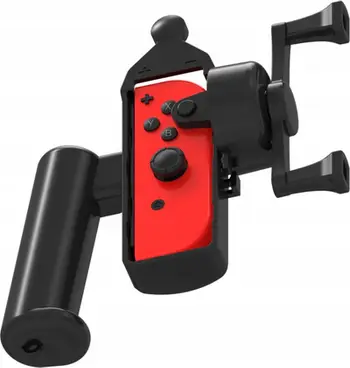 Mbajtës shufre peshkimi JYS për Joy-Con Nintendo Switch, model JYS-NS248, i zi