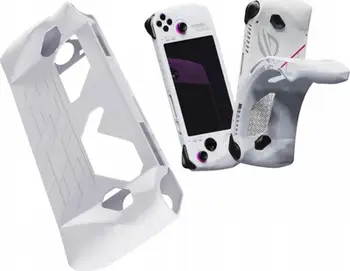 Mbrojtëse silikoni JYS JYS-RA006 për Asus ROG Ally, pouch sleeve, e bardhë
