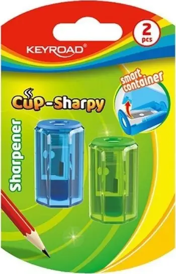 Mprehëse plastike Keyroad CUP SHARPY, me enë, diametër 8mm, set 2 copë