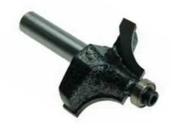 Frezë druri Condor Rounding, 32 x 15.5 mm, bosht 8 mm, e argjendtë