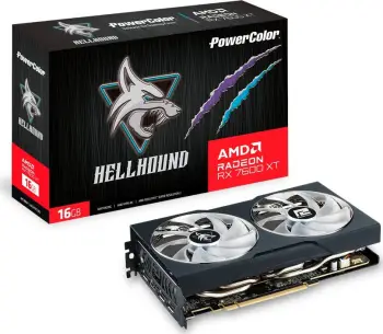 Kartelë grafike Power Color Hellhound Radeon RX 7600 XT 16GB GDDR6