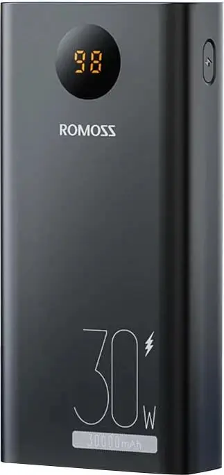 Powerbank Romoss PEA30 30000mAh, e zezë