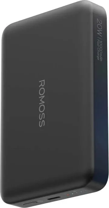 Powerbank Romoss WSC10, 10000mAh, 20W, e zezë - 2