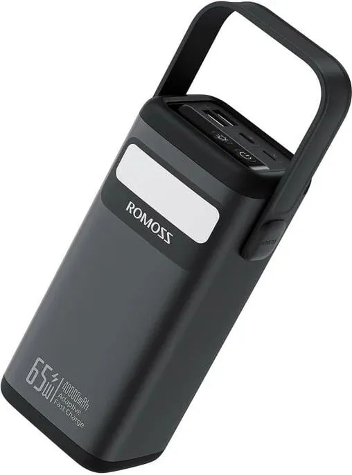 Powerbank Romoss PMT40 40000mAh 65W, e zezë - 1