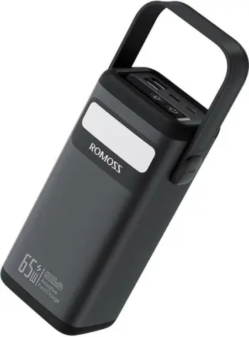 Powerbank Romoss PMT40 40000mAh 65W, e zezë
