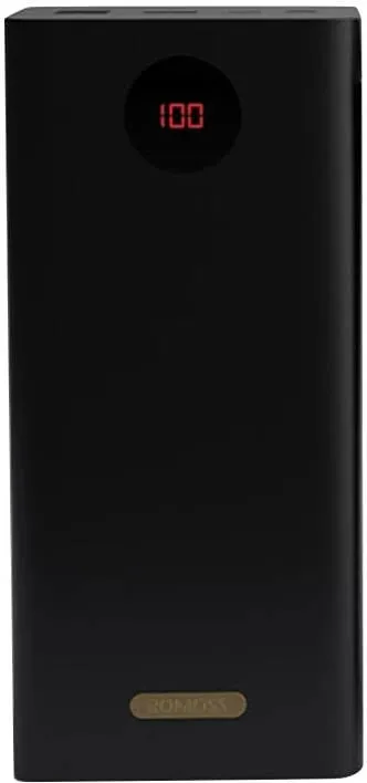 Powerbank Romoss PEA60, 60000mAh, QC + PD, 22.5W, e zezë - 2
