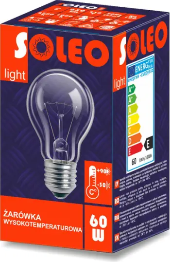 Poç Helios Soleo, 60 W, E27, A55, 230 V