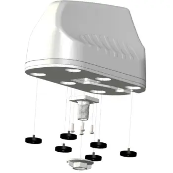 Antena MIMO Poynting MIMO-0003-V2-15, 5.8 dBi, 2.4 - 2.5/ 5 - 6 GHz, 21 dBi, 50 Ω, e bardhë