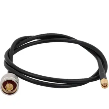 Aksesorë për Rrjet Poynting Antennas Zubehör Kabel A-CAB-149 8m HDF195 N (M) zu SMA (M) white Nickel i mbuluar me nikel