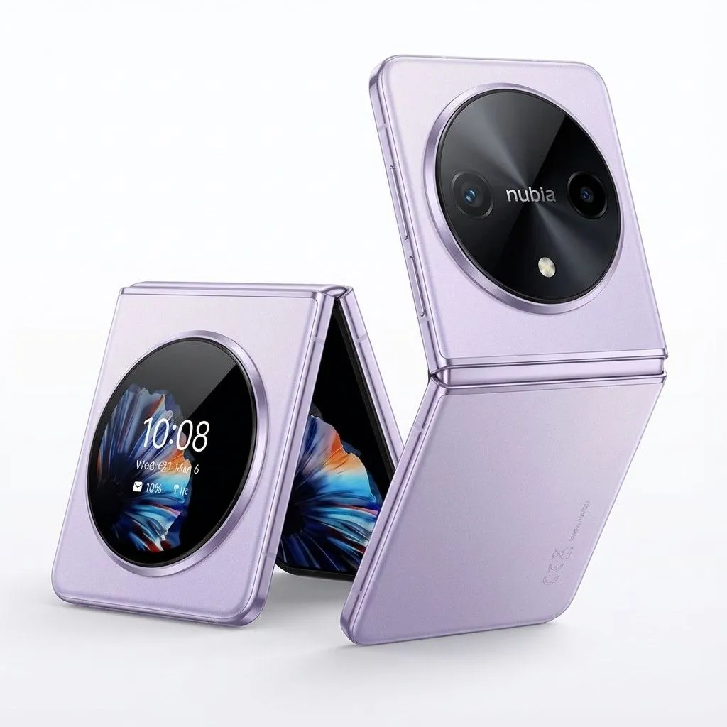 Telefoni Nubia Flip 2, 256GB, 6.9", 5G, lejla - 1
