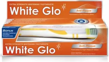 Pastë dhëmbësh me furçë White Glo Anti-Plaque Whitening 100ml