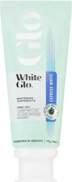 Pasta për dhëmbë White Glo Express White Whitening Fresh Mint 115g