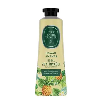 Krem për duar dhe trup me vaj ulliri 50ml - Ananas Hawaii /P96
