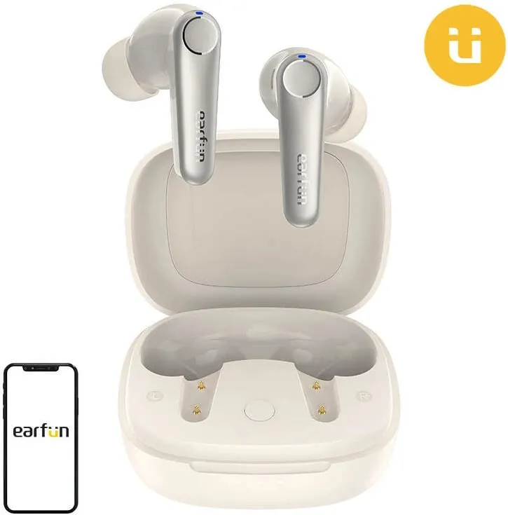 Kufje TWS EarFun Air Pro 3, ANC, Bluetooth 5.3, të bardha - 1