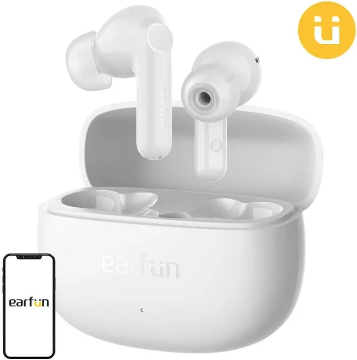 Kufje TWS EarFun Air Life, Bluetooth 5.4, mikrofon, IPX5, të bardha - 1