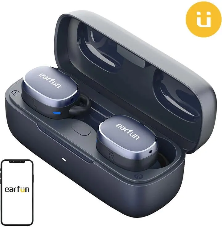 Kufje TWS EarFun Free Pro 3, ANC, blu - 1