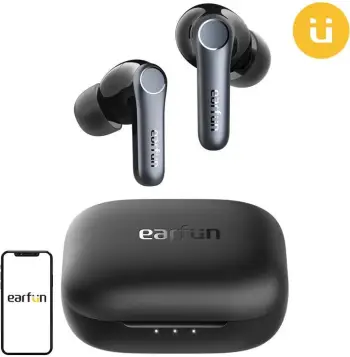 Kufje wireless EarFun Air Pro 4 TW600B, in ear, ANC, të zeza