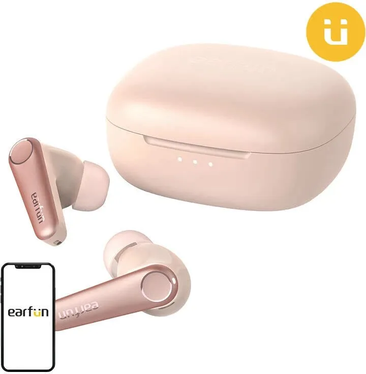 Kufje TWS EarFun Air Pro 3, ANC, Rozë - 1