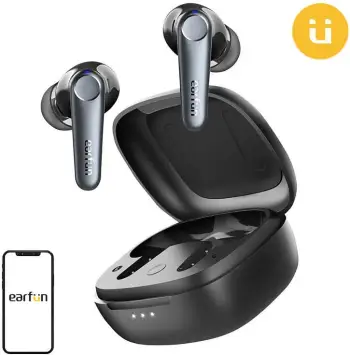 Kufje TWS EarFun Air Pro 3 TW500B, anulim aktiv i zhurmës, pa tela, të zeza