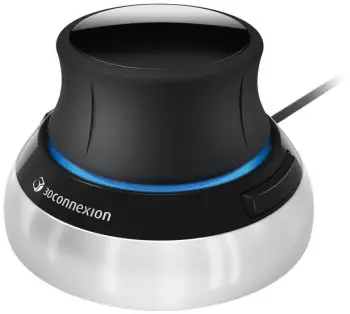 Maus 3Dconnexion SpaceMouse, me kabllo, USB, i bardhë dhe i zi