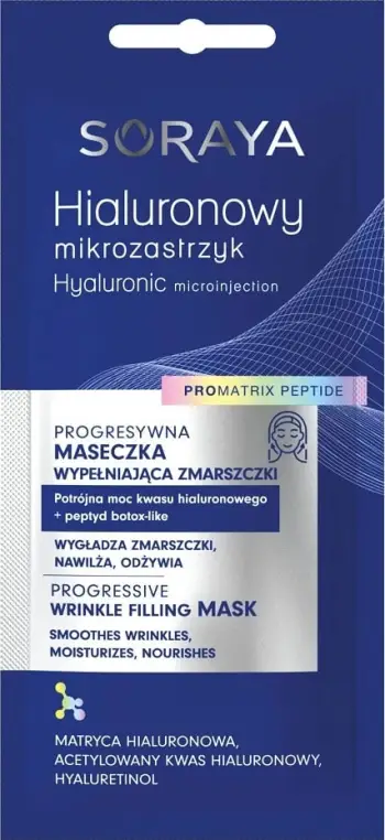 Maskë fytyre për femra Soraya Hyaluronic Microinjection Progressive Filling 8ml