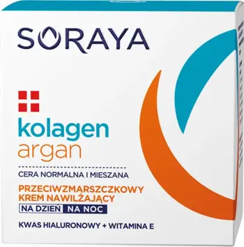 Krem kundër rrudhave Soraya Collagen Argan Day and Night, 50 ml