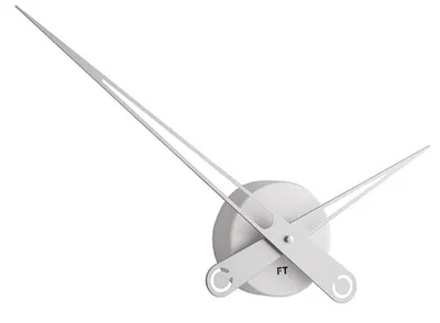 Orë muri Future Time Hands Silver FT9650SI, e argjendë - 1