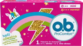 Tampona higjienikë o.b. Teens ProComfort Mini, 8 copë, për vajza të reja