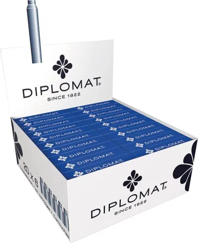 Fishekë boje Diplomat, 6 copë, të kaltër - 2