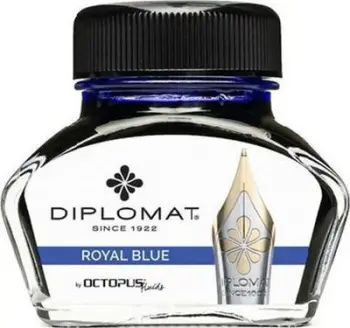 Ngjyrë për stilolaps Diplomat Diplo Octopus, 30 ml, e kaltër