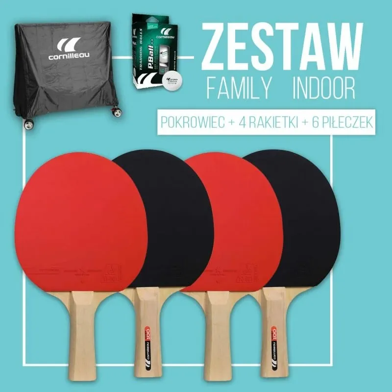 Set aksesorësh për pingpong Cornilleau, të zi - 1