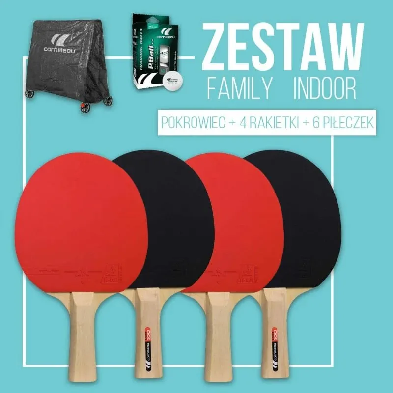 Set aksesorësh për pingpong Cornilleau, të zi - 15