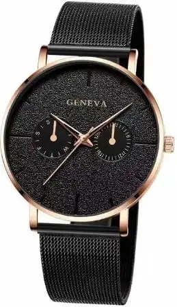 Orë dore Geneva OG8, e zezë/bezhë