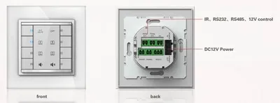 Panel kontrolli VivoLink VLCP8B, 8 butona, i bardhë - 2