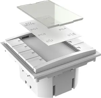 Panel kontrolli VivoLink VLCP8B, 8 butona, i bardhë