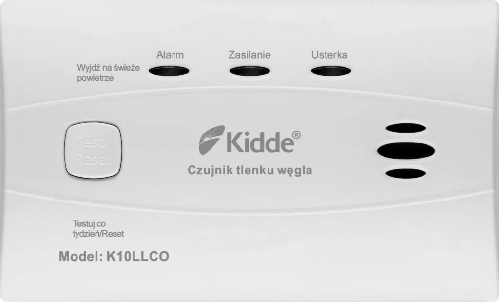 Detektor monoksidi karboni Kidde K10LLCO, sensor elektrokimik, bateri 10 vjeçare, i bardhë - 2