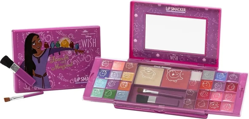 Paletë make-up për fëmijë Lip Smacker Disney Wish Magic për vajza, multicolor, 32 copë - 1