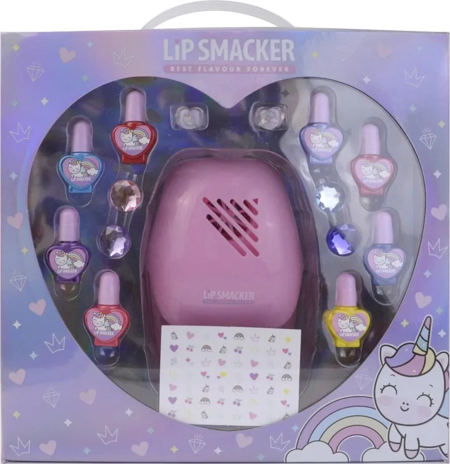Set manikyr për vajza Lip Smacker Unicorn Nail Blockbuster, 16 copë - 1