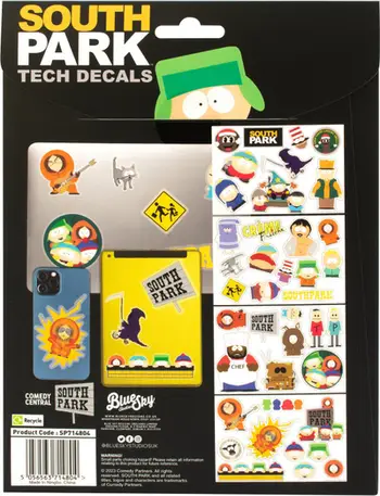 Stikera vinili South Park Tech, set dekorativ, shumëngjyrëshe