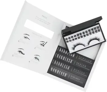 Set për qerpikë artificial për femra Nanolash Heartbreaker, 36 copë, e zezë