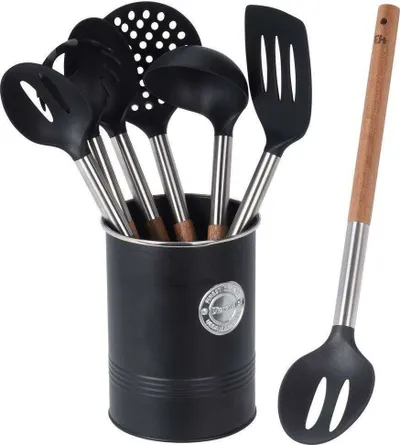 Set veglash kuzhine Excellent Houseware, të zeza - 1