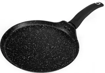 Tigan për petulla Tiross, 28 cm, i zi