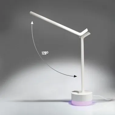 Lampë tavoline Tiross TS1816, LED, panel me prekje, e bardhë - 2